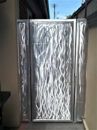 Decorative patterned sheet-metal panel